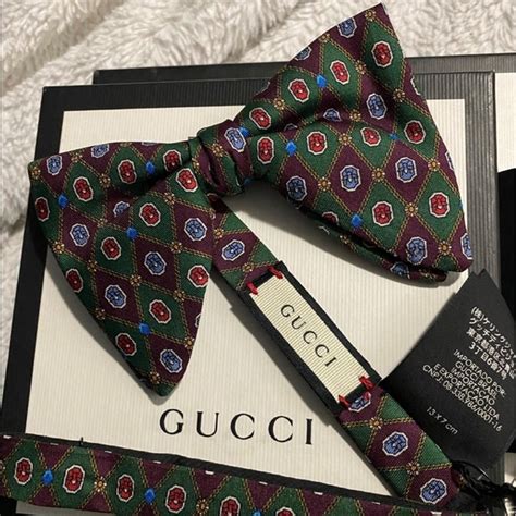 gucci tie pin|gucci bow tie sale.